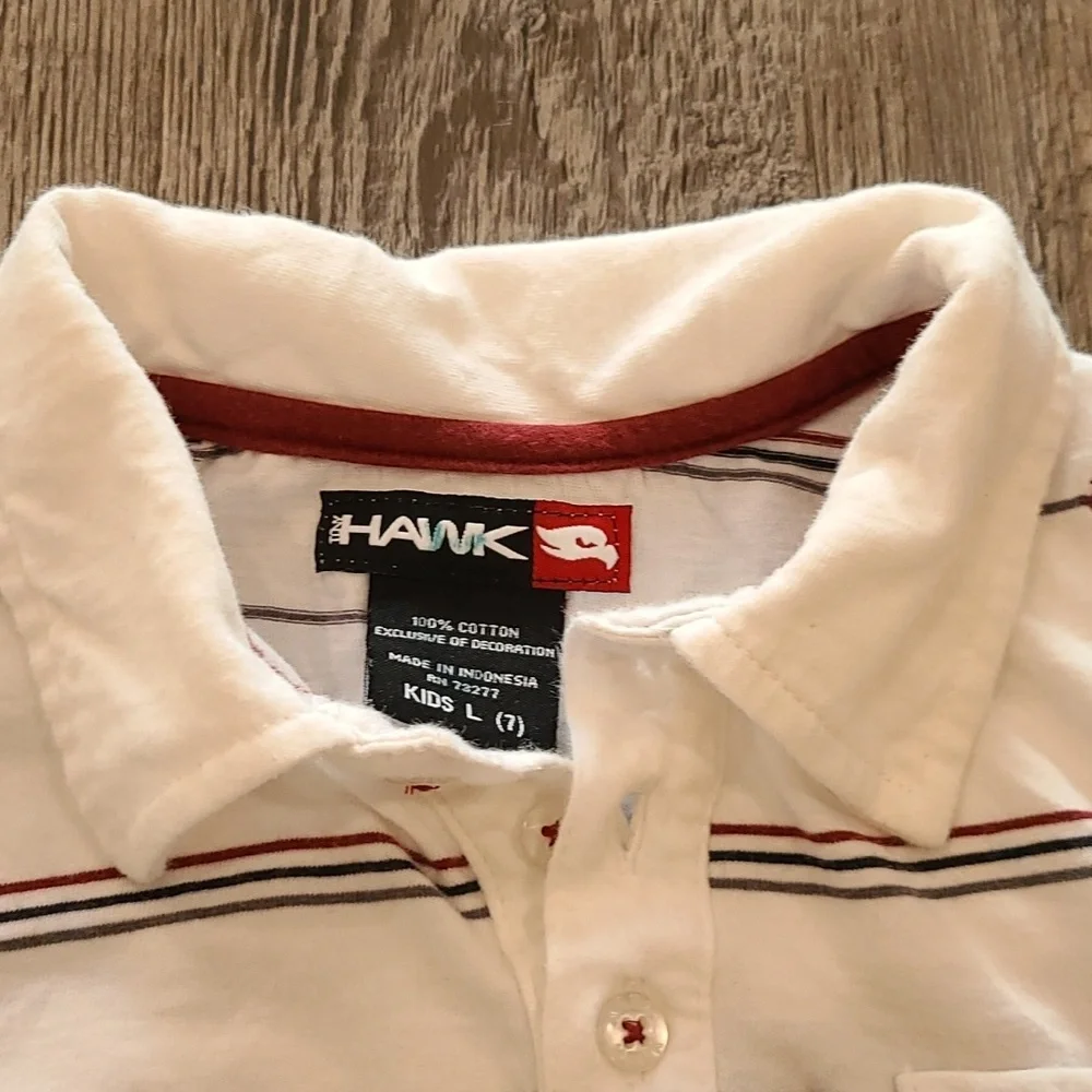 Tony Hawk Polo with Matching Khaki Pants Size 7